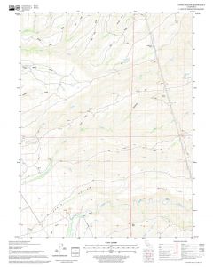 Acorn Hollow Quadrangle Map, California Map