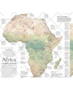 Africa A Storied Landscape Published 2005 Map