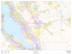 Alameda County California Map