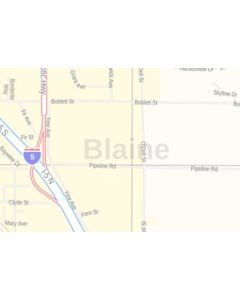 Blaine ZIP Code Map