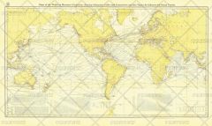 Chart Of The World On Mercator S Projection Published 1905 Map