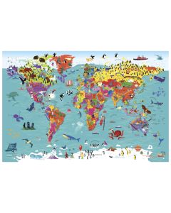 Collins Children's World Wall Map
