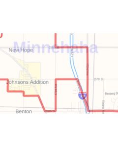 Minnehaha County Zip Code Map