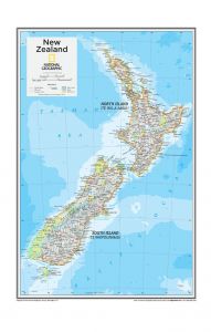 New Zealand Atlas Of The World 10Th Edition Map