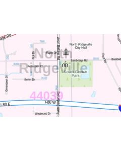 North Ridgeville OH, Map