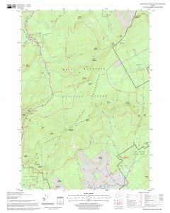 Speckled Mountain Quadrangle Map, New Hampshire-Vermont Map