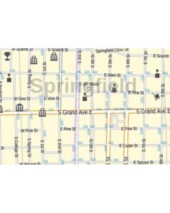 Springfield Map, IL
