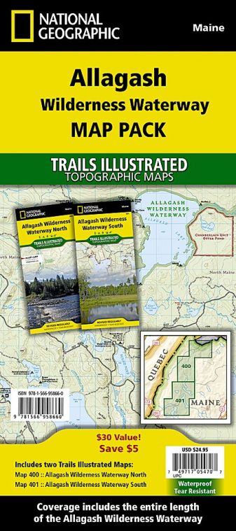 Allagash Wilderness Waterway [Map Pack Bundle]