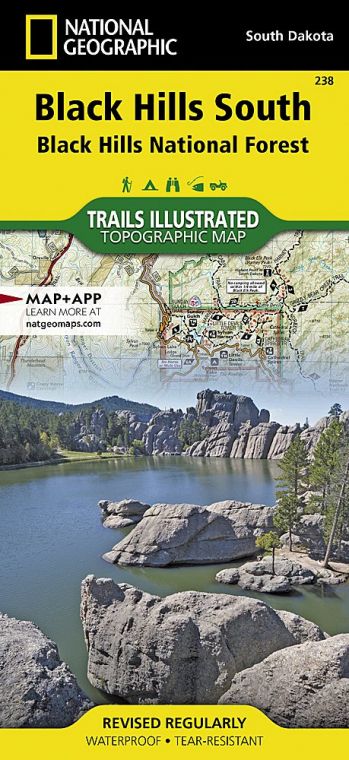 Black Hills South Map [Black Hills National Forest]