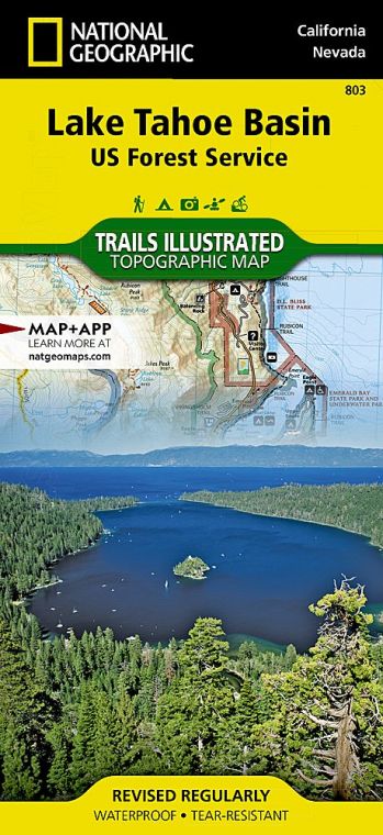 Lake Tahoe Basin Map [US Forest Service]