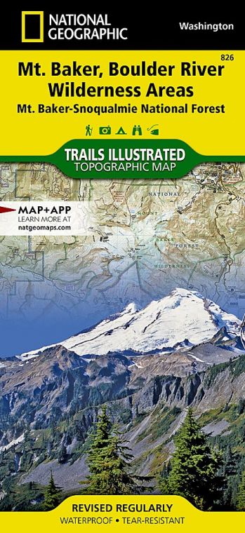 Mount Baker and Boulder River Wilderness Areas Map [Mt. Baker-Snoqualmie National Forest]