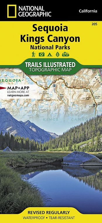Sequoia and Kings Canyon National Parks Map