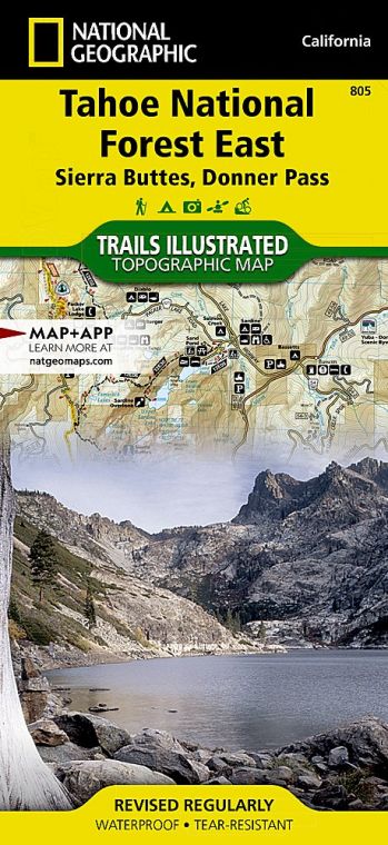 Tahoe National Forest East Map [Sierra Buttes