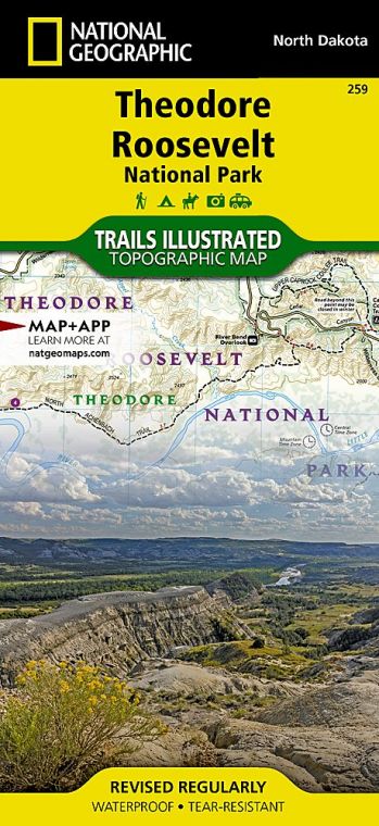 Theodore Roosevelt National Park Map