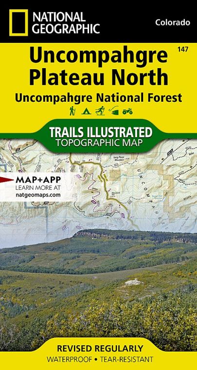 Uncompahgre Plateau North Map [Uncompahgre National Forest]