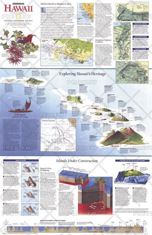 Rediscovering Hawaii Published 1995 Map