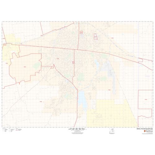 Abilene ZIP Code Map