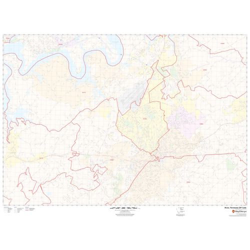 Alcoa ZIP Code Map, Tennessee
