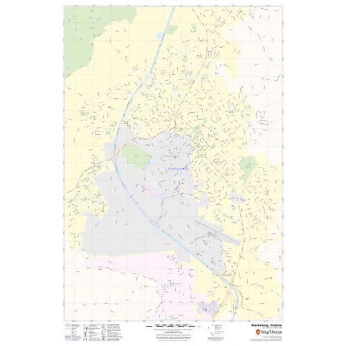 Blacksburg, VA Map