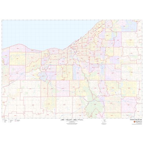 Cleveland ZIP Code Map