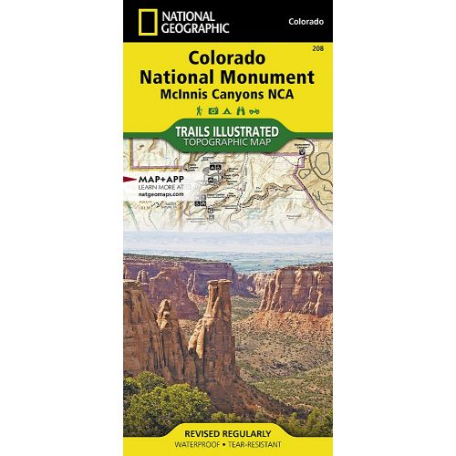 Colorado National Monument Map [McInnis Canyons National Conservation Area]