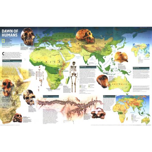 Dawn Of Humans Published 1997 Map