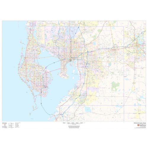 Hillsborough County, Florida Map