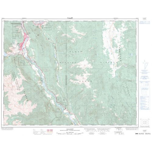 Lillooet - 92 I/12 - British Columbia Map