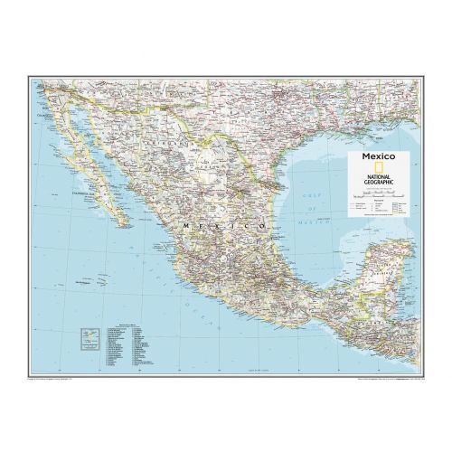 Mexico Atlas Of The World 10Th Edition Map