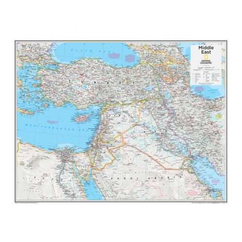 Middle East Atlas Of The World 10Th Edition Map