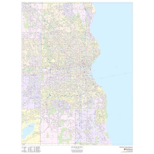 Milwaukee County, Wisconsin Map