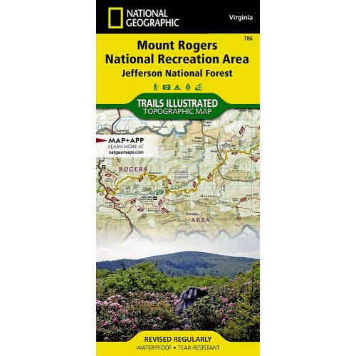 Mount Rogers National Recreation Area Map [Jefferson National Forest]