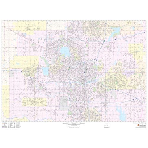 Oklahoma City, OK Map
