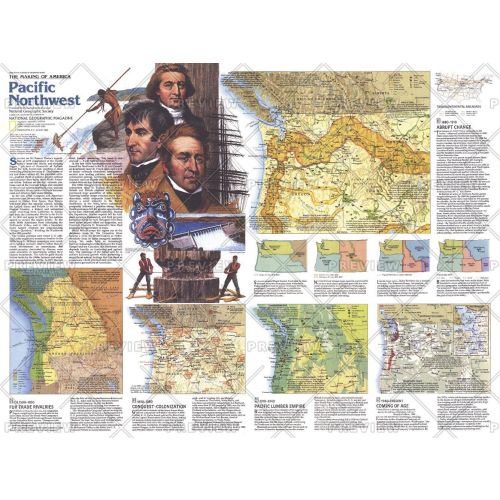 Pacific Northwest Side 2 Published 1986 Map