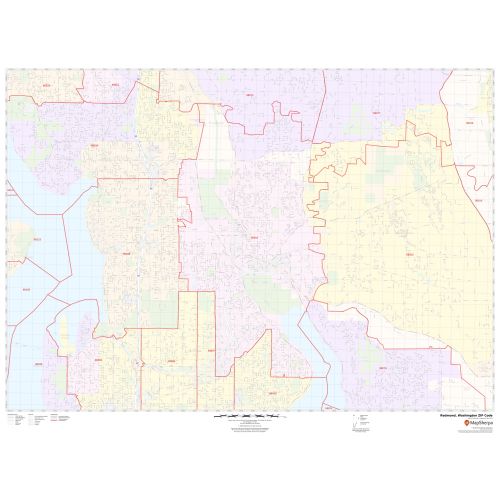 Redmond ZIP Code Map, Washington