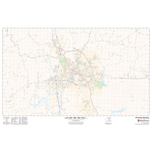 Richmond, KY Map