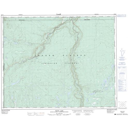 Scum Lake - 92 O/13 - British Columbia Map