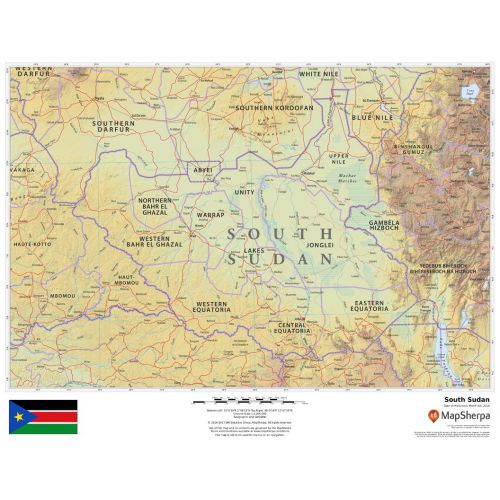 South Sudan Map