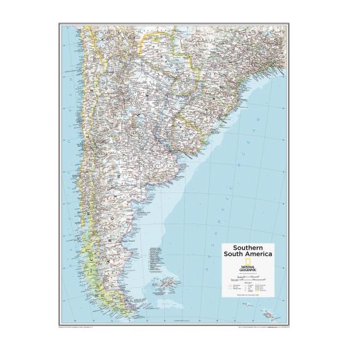 Southern South America Atlas Of The World 10Th Edition Map