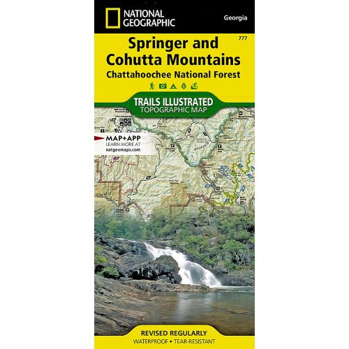 Springer and Cohutta Mountains Map [Chattahoochee National Forest]
