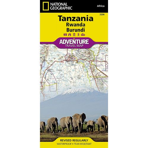 Tanzania, Rwanda, and Burundi Map
