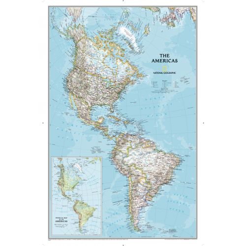 The Americas Classic Map