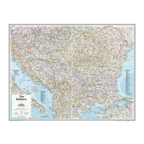 The Balkans Atlas Of The World 10Th Edition Map