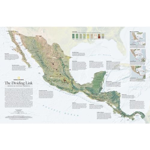 The Dividing Link Mexico And Central America Published 2007 Map