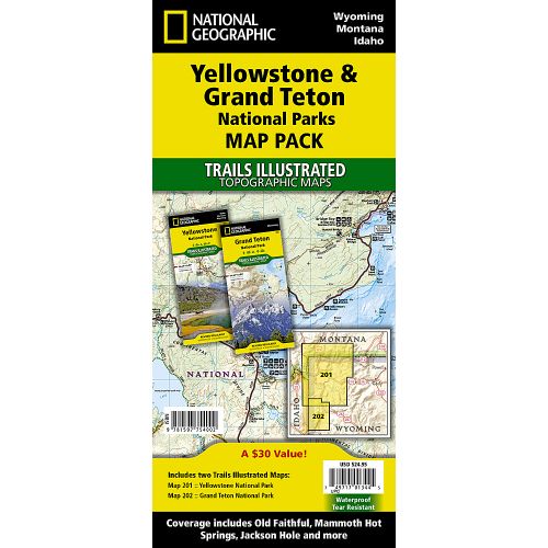 Yellowstone and Grand Teton National Parks [Map Pack Bundle]