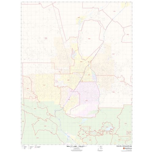 Victorville ZIP Code Map, California