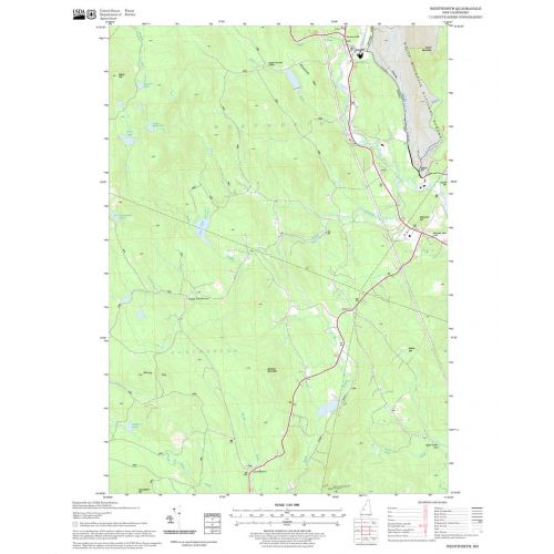 Wentworth Quadrangle Map, New Hampshire-Vermont Map
