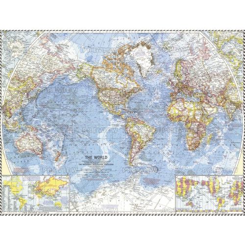 World Published 1960 Map