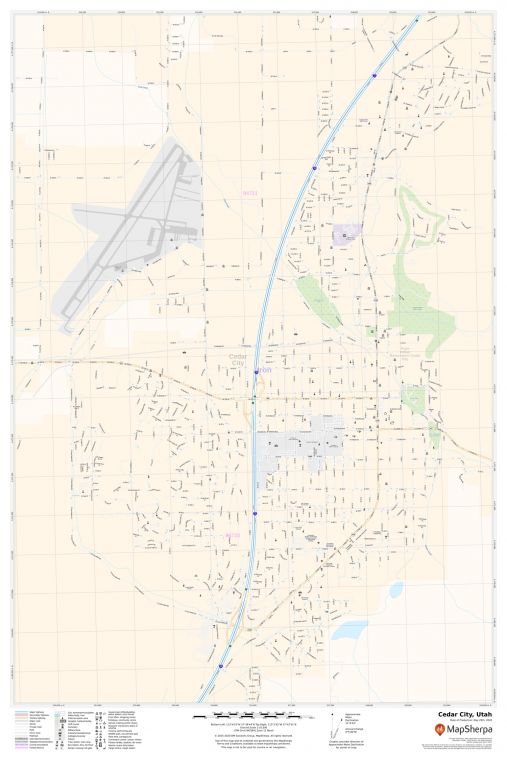Cedar City, UT Map