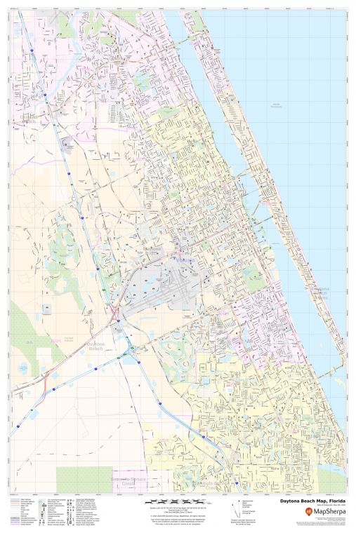 Daytona Beach Map